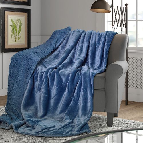 Εικόνα της ΚΟΥΒΕΡΤΑ NEW FERRY EMB 220X240 BLUE