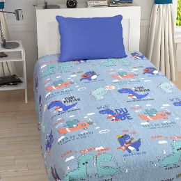 Εικόνα της ΚΟΥΒΕΡΛΙ JURASSIC GREEN-GREY  160X220
