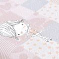 Εικόνα της ΚΟΥΒΕΡΛΙ GIRLY PINK-GREY  160X220