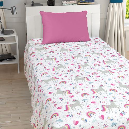 Εικόνα της ΚΟΥΒΕΡΛΙ ΕQUS WHITE  160X220