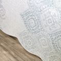 Εικόνα της ΚΟΥΒΕΡΛΙ SERY WHITE-GREY 220X240