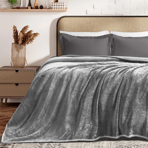 Εικόνα της ΚΟΥΒΕΡΤΑ ΒΕΛΟΥΤΕ COBERTOR GREY 220X240