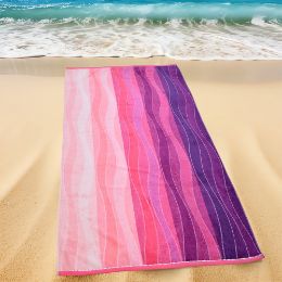 Εικόνα της ΠΕΤΣΕΤΑ ΘΑΛΑΣΣΗΣ SHADES OF WAVE PINK 90X180