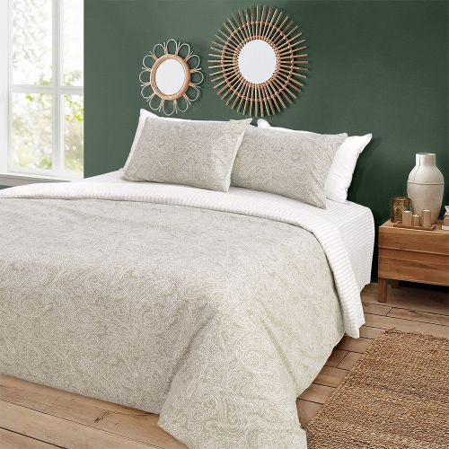 Εικόνα της ΣΕΤ ΠΑΠΛΩΜΑΤΟΘΗΚΗ PASILIO BEIGE FLANNEL 220X240