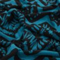 Εικόνα της ΠΕΤΣΕΤΑ ΘΑΛΑΣΣΗΣ ZIGZAGE BLACK-PETROL 86X160