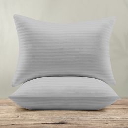 Εικόνα της ΜΑΞΙΛΑΡΟΘΗΚΕΣ BASKO STRIPE LGREY 50X70
