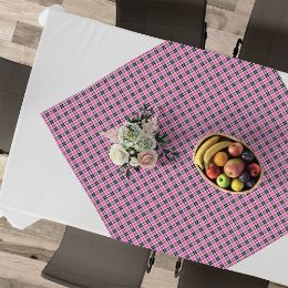Εικόνα της ΚΑΡΕ TARTAN 301 PINK 90Χ90
