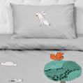 Εικόνα της ΠΑΠΛΩΜΑ BEBE RABAT GREY 120X170