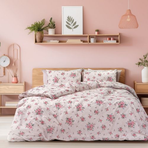 Εικόνα της ΣΕΤ ΠΑΠΛΩΜΑΤΟΘΗΚΗ MAZZO PINK 160X240
