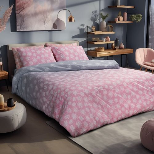 Εικόνα της ΣΕΤ ΠΑΠΛΩΜΑΤΟΘΗΚΗ FLORITO PINK 220Χ240