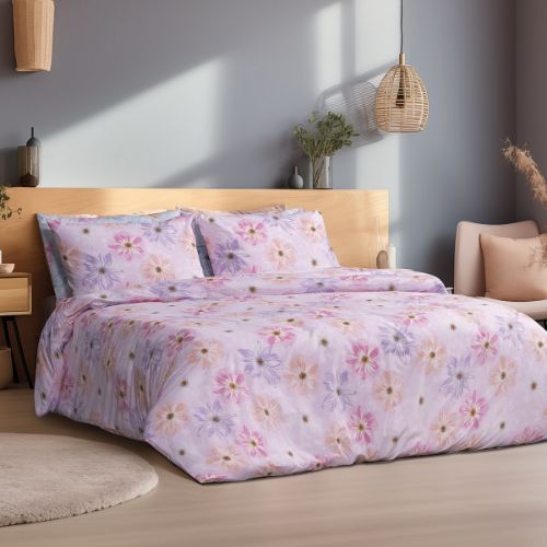 Εικόνα της ΣΕΤ ΠΑΠΛΩΜΑΤΟΘΗΚΗ BLUME LILAC 220Χ240