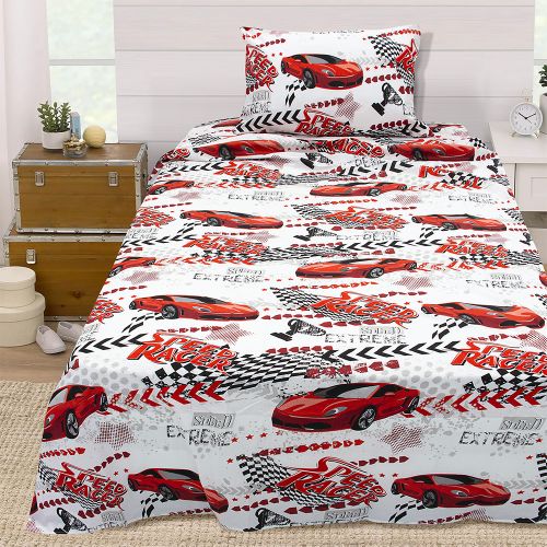 Εικόνα της ΣΕΤ ΣΕΝΤΟΝΙΑ SPEED RACE CAR RED 160X240
