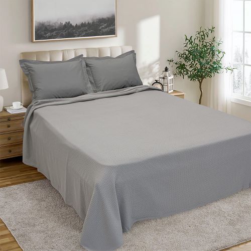 Εικόνα της ΚΟΥΒΕΡΤΑ ΠΙΚΕ FELICITA GREY 240X260