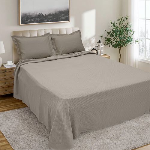Εικόνα της ΚΟΥΒΕΡΤΑ ΠΙΚΕ FELICITA TAUPE 240X260