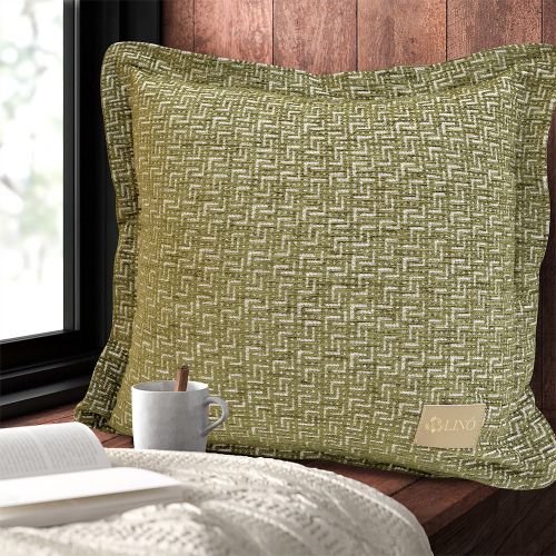 Εικόνα της ΜΑΞΙΛΑΡΟΘΗΚΗ ANGOLLO-WINTER OXF OLIVE 45X45