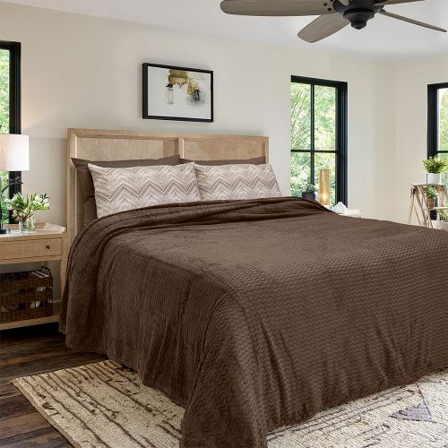 Εικόνα της ΚΟΥΒΕΡΤΑ PELUSA BROWN 160X220