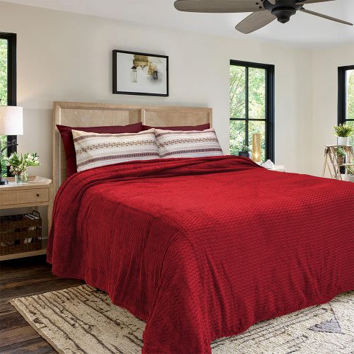 Εικόνα της ΚΟΥΒΕΡΤΑ PELUSA RED 220X240