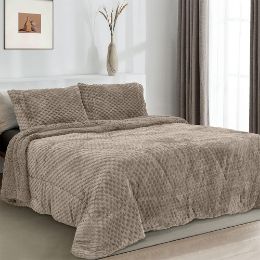 Εικόνα της ΚΟΥΒΕΡΤΟΠΑΠΛΩΜΑ VALAR TAUPE 220X240