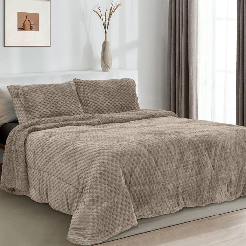 Εικόνα της ΚΟΥΒΕΡΤΟΠΑΠΛΩΜΑ VALAR TAUPE 220X240