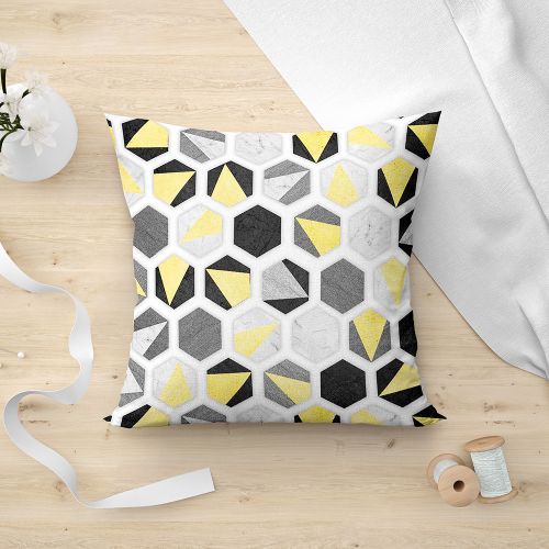 Εικόνα της ΜΑΞΙΛΑΡΟΘΗΚΗ HEXAGON 201 YELLOW 45X45