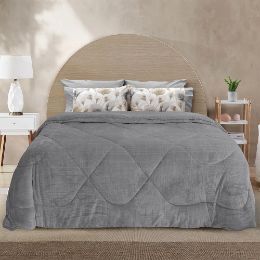 Εικόνα της ΚΟΥΒΕΡΤΟΠΑΠΛΩΜΑ DANIA GREY 220X240
