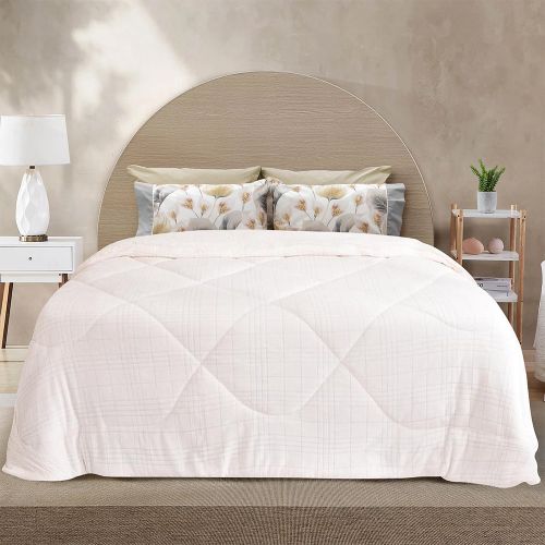 Εικόνα της ΚΟΥΒΕΡΤΟΠΑΠΛΩΜΑ DANIA ECRU 160X220