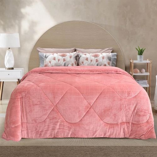 Εικόνα της ΚΟΥΒΕΡΤΟΠΑΠΛΩΜΑ DANIA OLD PINK 160X220