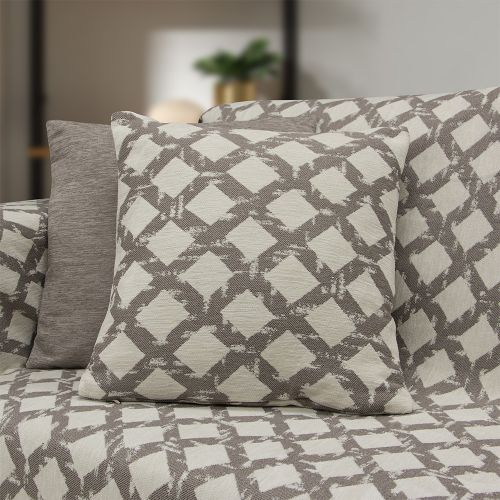 Εικόνα της ΜΑΞΙΛΑΡΟΘΗΚΗ MILTO TAUPE 45X45