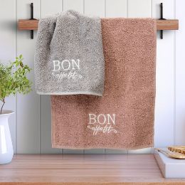 Εικόνα της ΣΕΤ ΠΕΤΣΕΤΕΣ BON APETTIT PINK-GREY 2ΤΜΧ