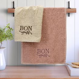 Εικόνα της ΣΕΤ ΠΕΤΣΕΤΕΣ BON APETTIT BEIGE-PINK 2ΤΜΧ