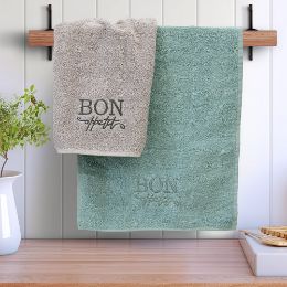 Εικόνα της ΣΕΤ ΠΕΤΣΕΤΕΣ BON APETTIT GREY-MINT 2ΤΜΧ