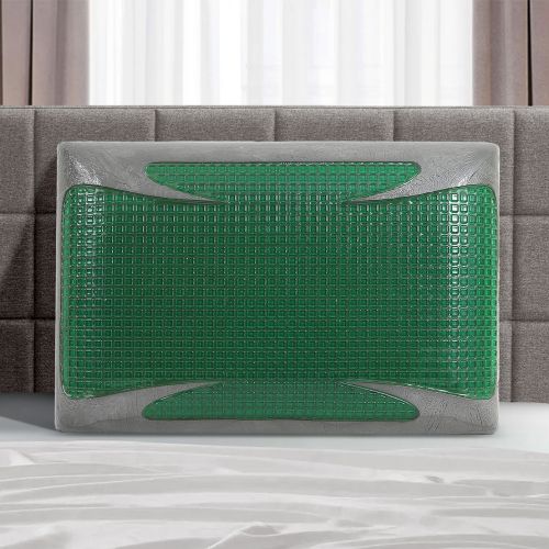 Εικόνα της ΜΑΞΙΛΑΡΙ ΥΠΝΟΥ GREEN BUBBLE GEL PILLOW 60X40+13