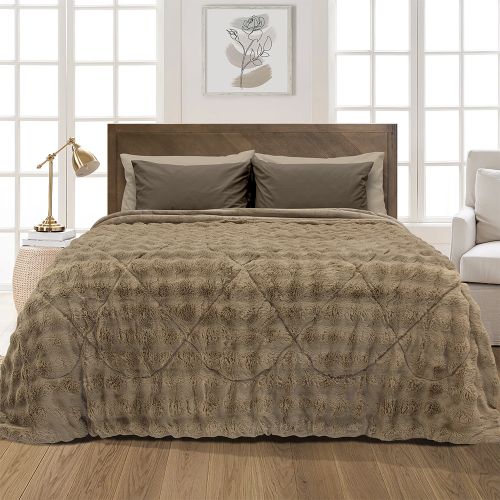 Εικόνα της ΚΟΥΒΕΡΤΟΠΑΠΛΩΜΑ CONILIO BEIGE 220X240