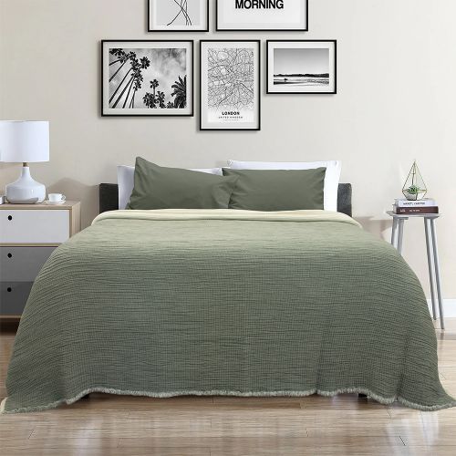 Εικόνα της ΚΟΥΒΕΡΤΑ LASY KHAKI 230X240