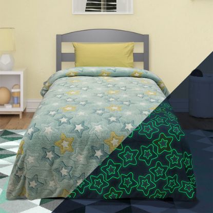 Εικόνα της ΚΟΥΒΕΡΤΑ FLEECE ΦΩΣΦΟΡΙΖΕ STER MINT 160X220