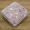 Εικόνα της ΚΟΥΒΕΡΤΑ FLEECE ΦΩΣΦΟΡΙΖΕ HERZ PINK 160X220