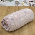 Εικόνα της ΚΟΥΒΕΡΤΑ FLEECE ΦΩΣΦΟΡΙΖΕ HERZ PINK 160X220