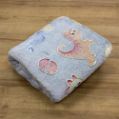 Εικόνα της ΚΟΥΒΕΡΤΑ FLEECE ΦΩΣΦΟΡΙΖΕ VOLCANO GREY-CIEL 110X150