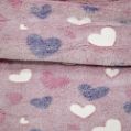 Εικόνα της ΚΟΥΒΕΡΤΑ FLEECE ΦΩΣΦΟΡΙΖΕ HERZ PINK 110X150