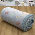 Εικόνα της ΚΟΥΒΕΡΤΑ FLEECE SHERPA ΦΩΣΦΟΡΙΖΕ VOLCANO GREY-CIEL 160X220