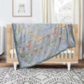 Εικόνα της ΚΟΥΒΕΡΤΑ FLEECE SHERPA ΦΩΣΦΟΡΙΖΕ VOLCANO GREY-CIEL 110X150
