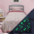 Εικόνα της ΚΟΥΒΕΡΤΑ FLEECE SHERPA ΦΩΣΦΟΡΙΖΕ HERZ PINK 160X220