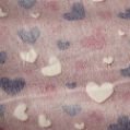 Εικόνα της ΚΟΥΒΕΡΤΑ FLEECE SHERPA ΦΩΣΦΟΡΙΖΕ HERZ PINK 160X220