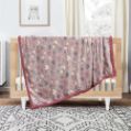 Εικόνα της ΚΟΥΒΕΡΤΑ FLEECE SHERPA ΦΩΣΦΟΡΙΖΕ HERZ PINK 110X150