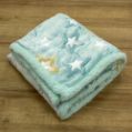 Εικόνα της ΚΟΥΒΕΡΤΑ FLEECE SHERPA ΦΩΣΦΟΡΙΖΕ STER MINT 110X150
