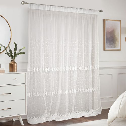 Εικόνα της ΚΟΥΡΤΙΝΑ RESIO WHITE ΜΕ ΤΡΕΣΑ 280X300