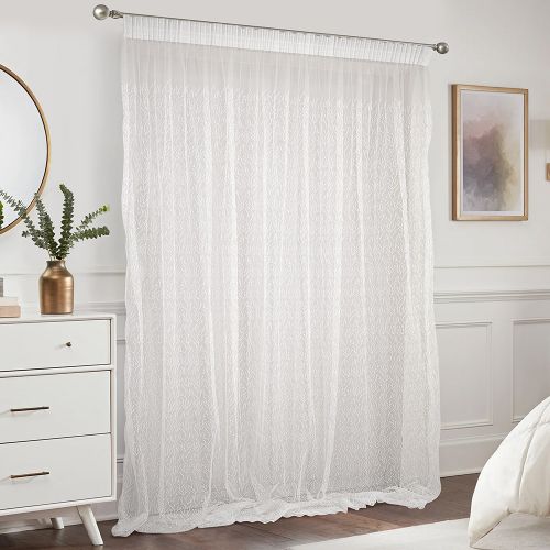 Εικόνα της ΚΟΥΡΤΙΝΑ BARIO WHITE ΜΕ ΤΡΕΣΑ 280X300