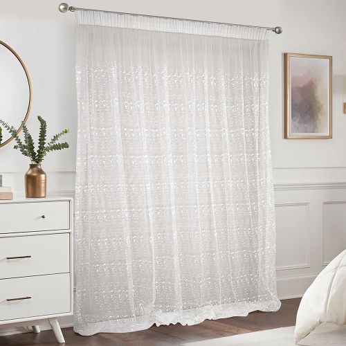 Εικόνα της ΚΟΥΡΤΙΝΑ ZENIO WHITE ΜΕ ΤΡΕΣΑ 280X300