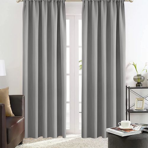 Εικόνα της ΚΟΥΡΤΙΝΑ EMB BASKO ΜΕ ΤΡΕΣΑ DGREY 150X240