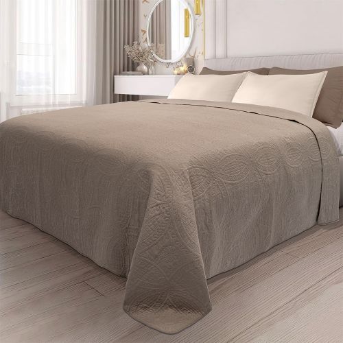 Εικόνα της ΚΟΥΒΕΡΛΙ LIGERO MOCCA 220X240